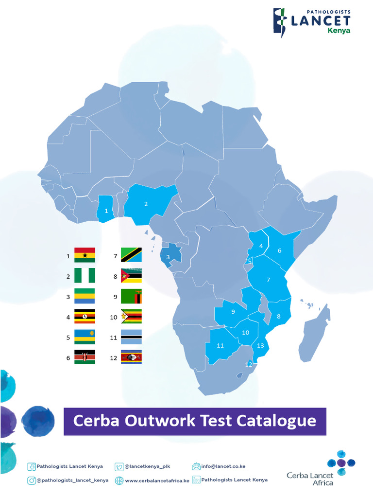 Cerba Lancet Africa Services Overview | PDF | Pathology | Blood Plasma