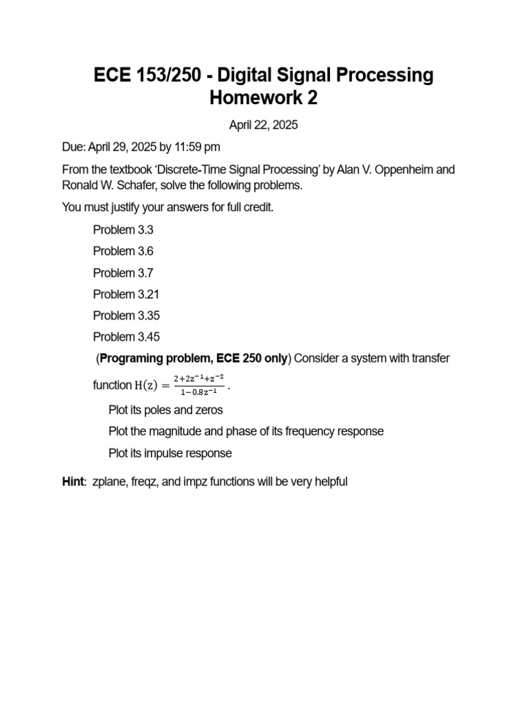 Homework 2 | PDF
