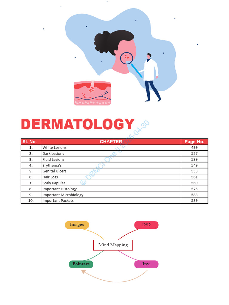 Comprehensive Dermatology Guide | PDF | Skin | Infection