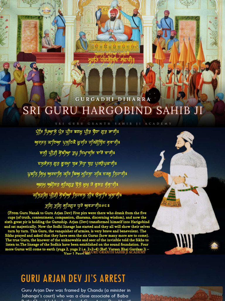 Guruship of Sri Guru Hargobind Sahib | PDF | Guru Granth Sahib | Indian ...