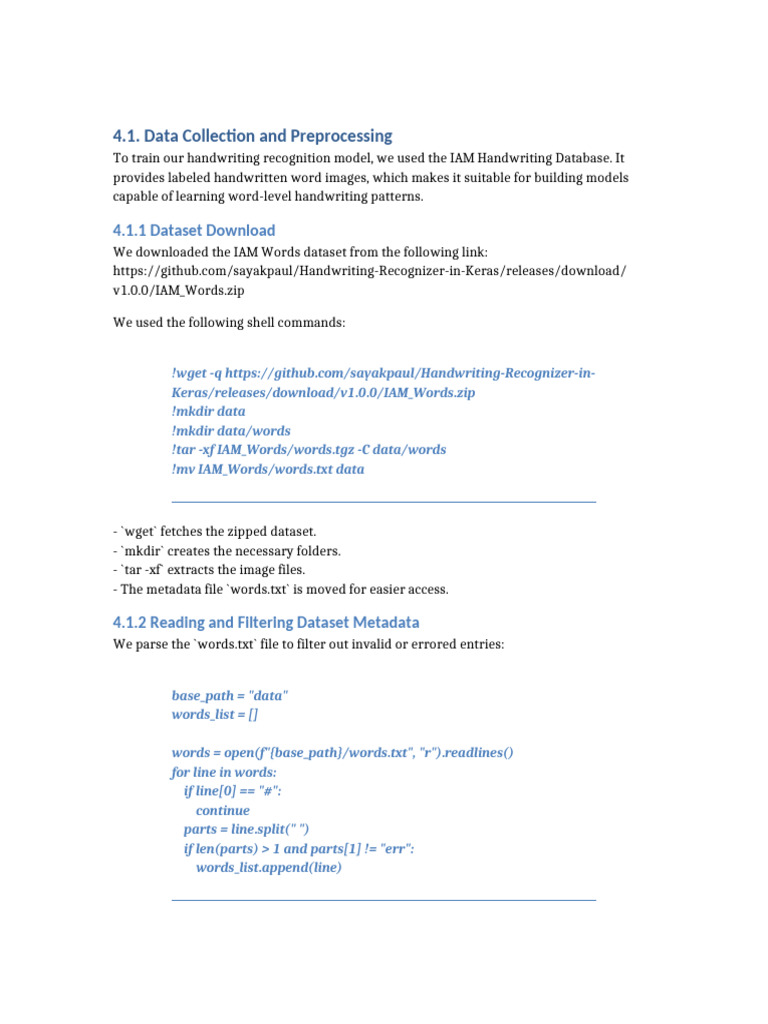 Handwriting Data Preprocessing Guide | PDF | Zip (File Format) | Data