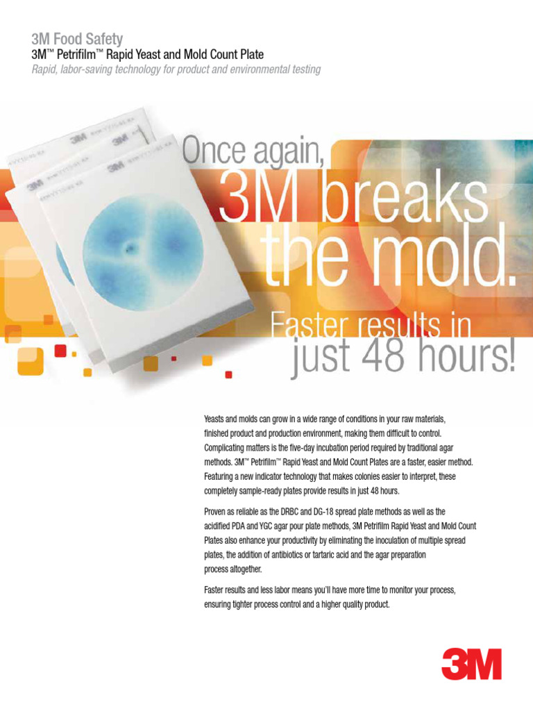 Rapid Yeast and Mold Testing Plates | PDF | Mold | Yeast
