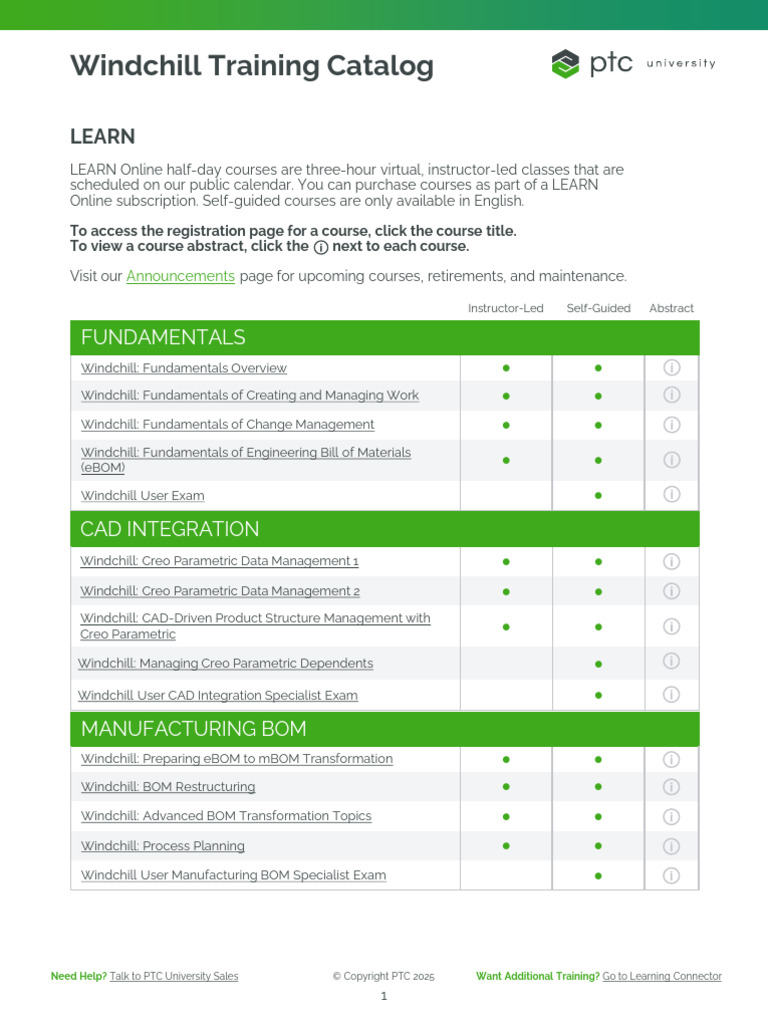 Windchill Training and Certification Guide | PDF | Computing ...