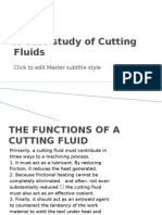 A Case Study of Cutting Fluids: Click To Edit Master Subtitle Style