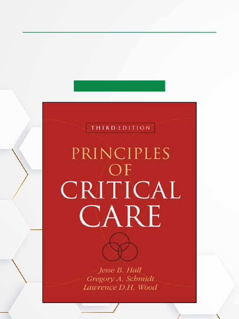 Download Principles of Critical Care 3rd Edition | PDF