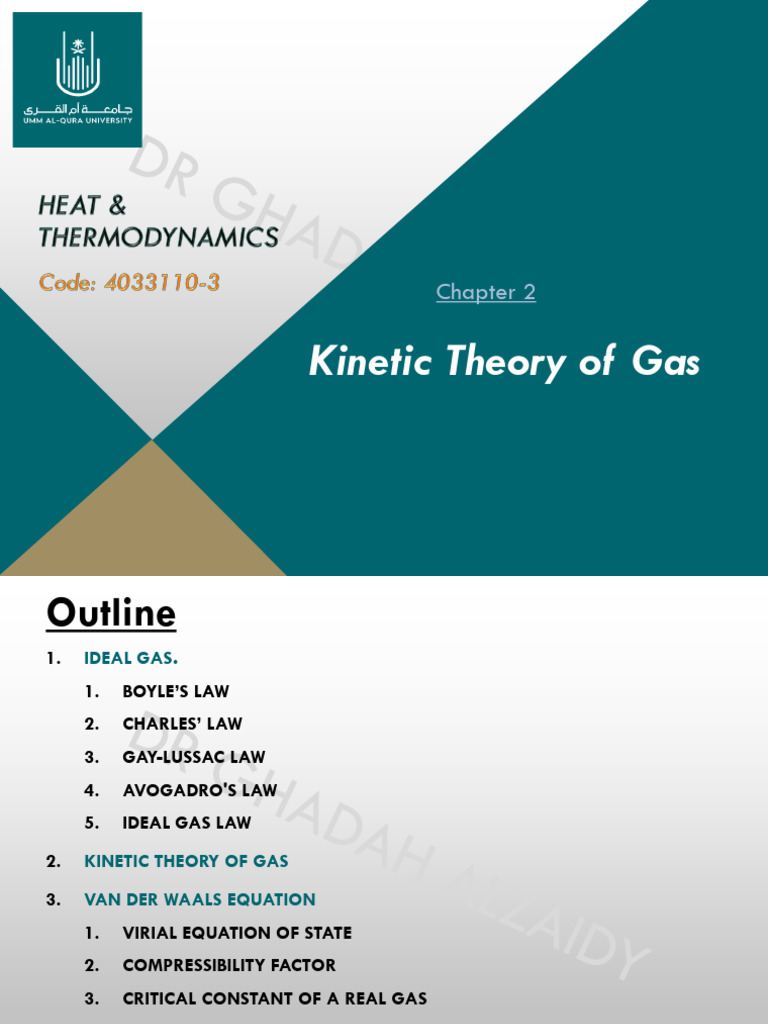 Kinetic Theory and Gas Laws Explained | PDF | Gases | Temperature