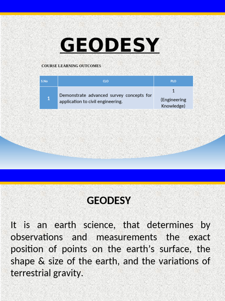 Understanding Satellite Geodesy Concepts | PDF | Geodesy | Applied ...