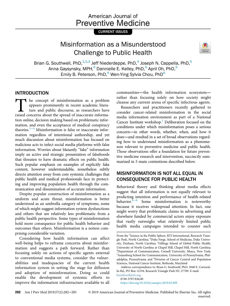 10 1016j Amepre 2019 03 009 | PDF | Public Health