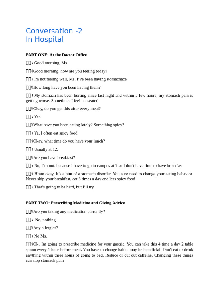 Conversation - 2 | PDF
