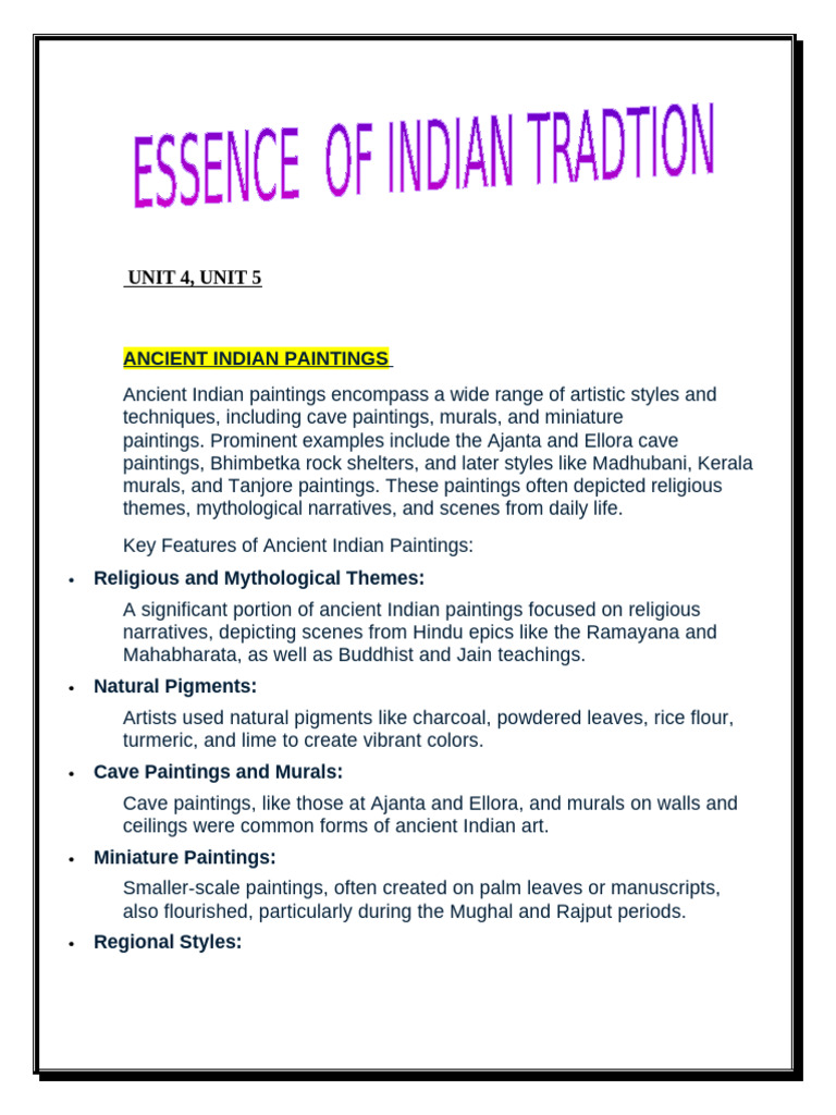 Itcs Notes Umit 4 and 5 Important Topics | PDF | Sanskrit