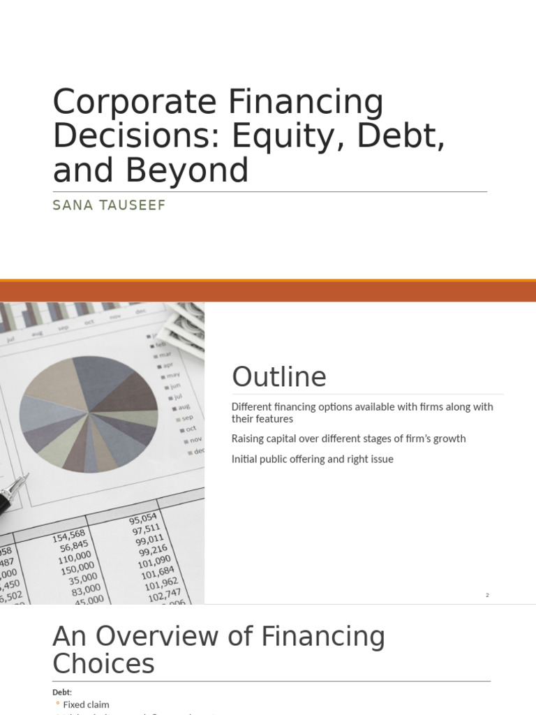 Corporate Financing Options Explained | PDF | Bonds (Finance ...
