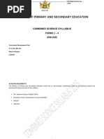 ZIMSEC A Level Physics 2026 Syllabus | PDF