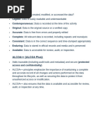 ALCOA++ Principles for Data Integrity | PDF | Life Cycle Assessment | Audit