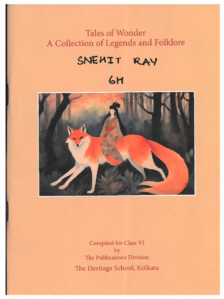 Tales of Wonder Legend and Folklore Class VI | PDF