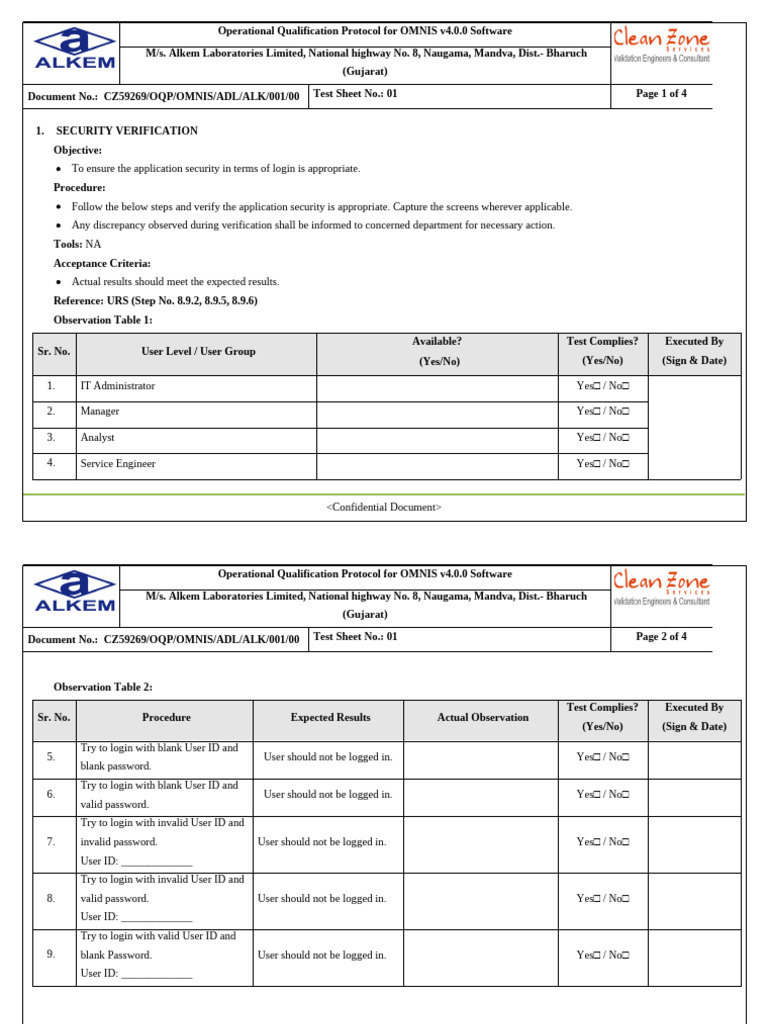 Final - TS 01 Security Verification | PDF | Login | Verification And ...