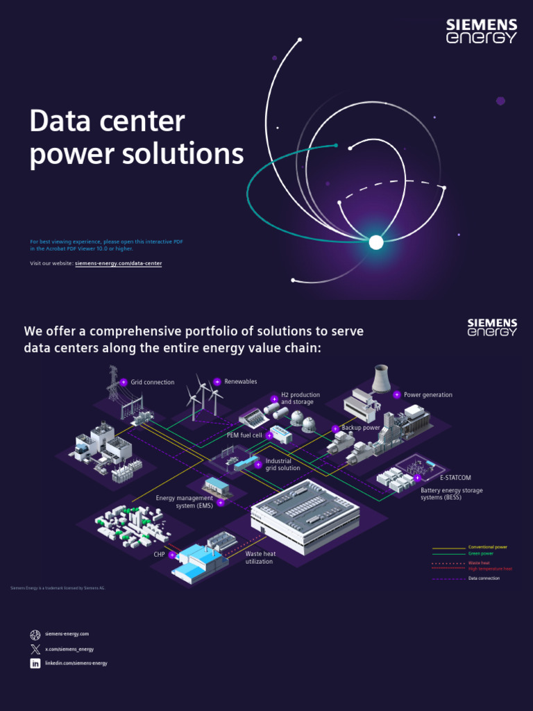 Siemens Energy Data Center Solutions | PDF | Energy Technology ...