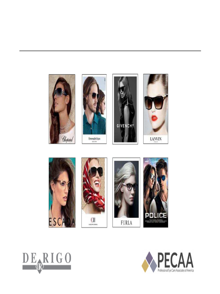 De Rigo Eyewear Brand Overview | PDF | Fashion | Luxury Goods