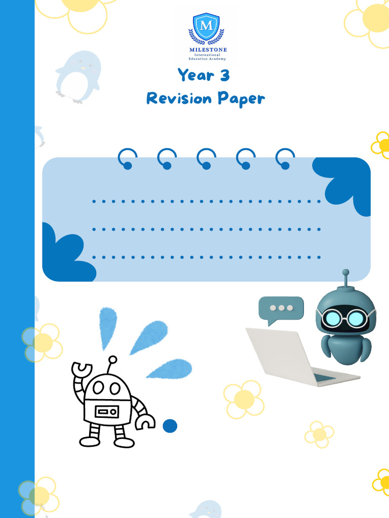 Year 3 Programming Revision Guide | PDF | Computer File | Directory ...