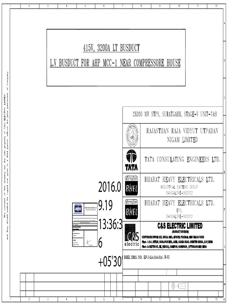 415V NSPBD Cover Sheet and Details | PDF