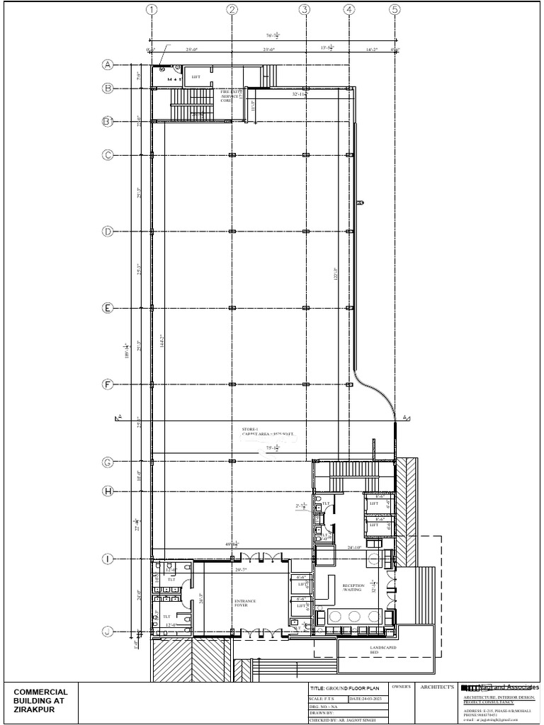 Ground Floor Plan with Dimensions | PDF