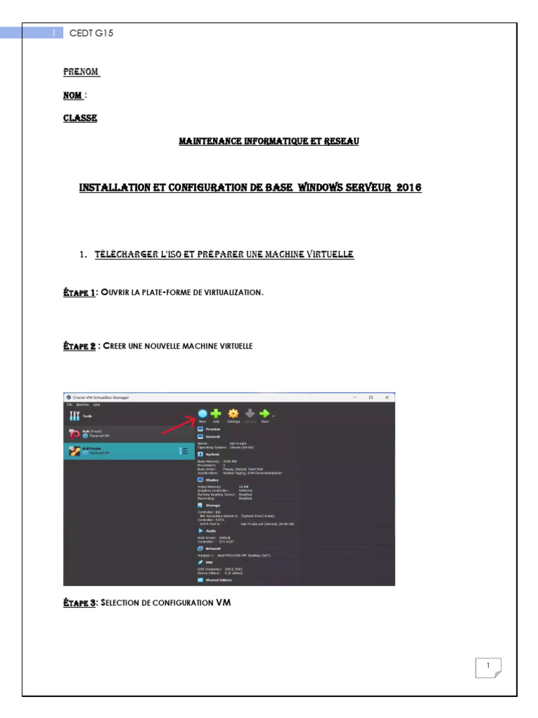 Installation et configuration de Windows Server 2016 | PDF | Active ...