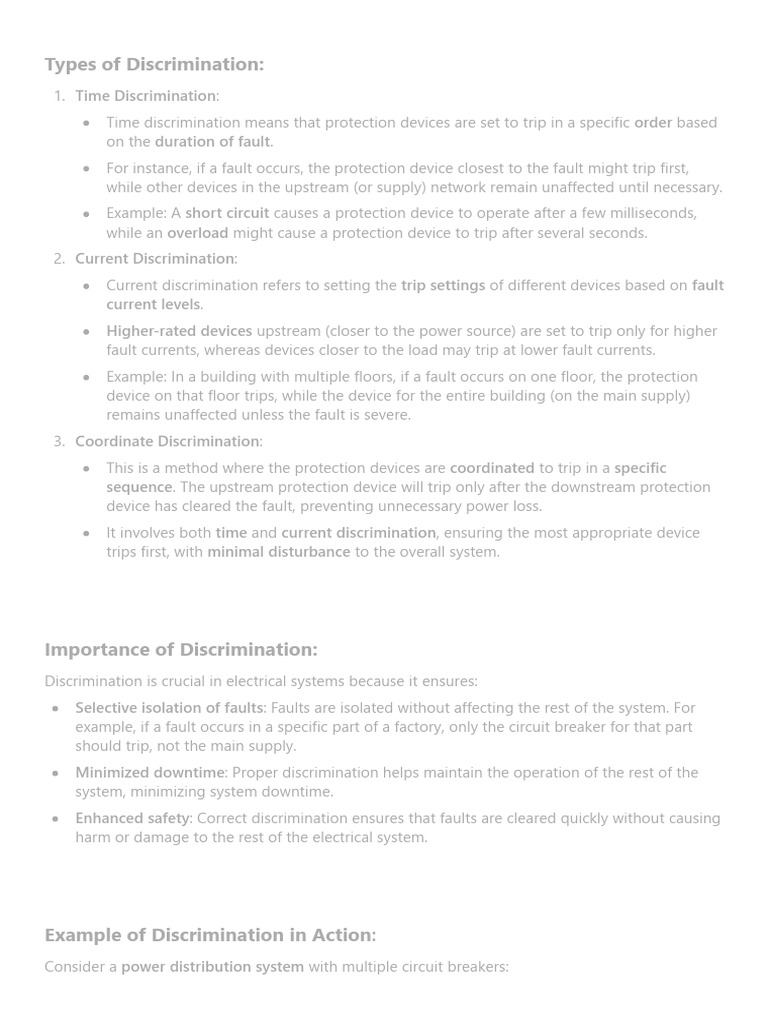 Understanding Electrical Discrimination | PDF | Electricity ...