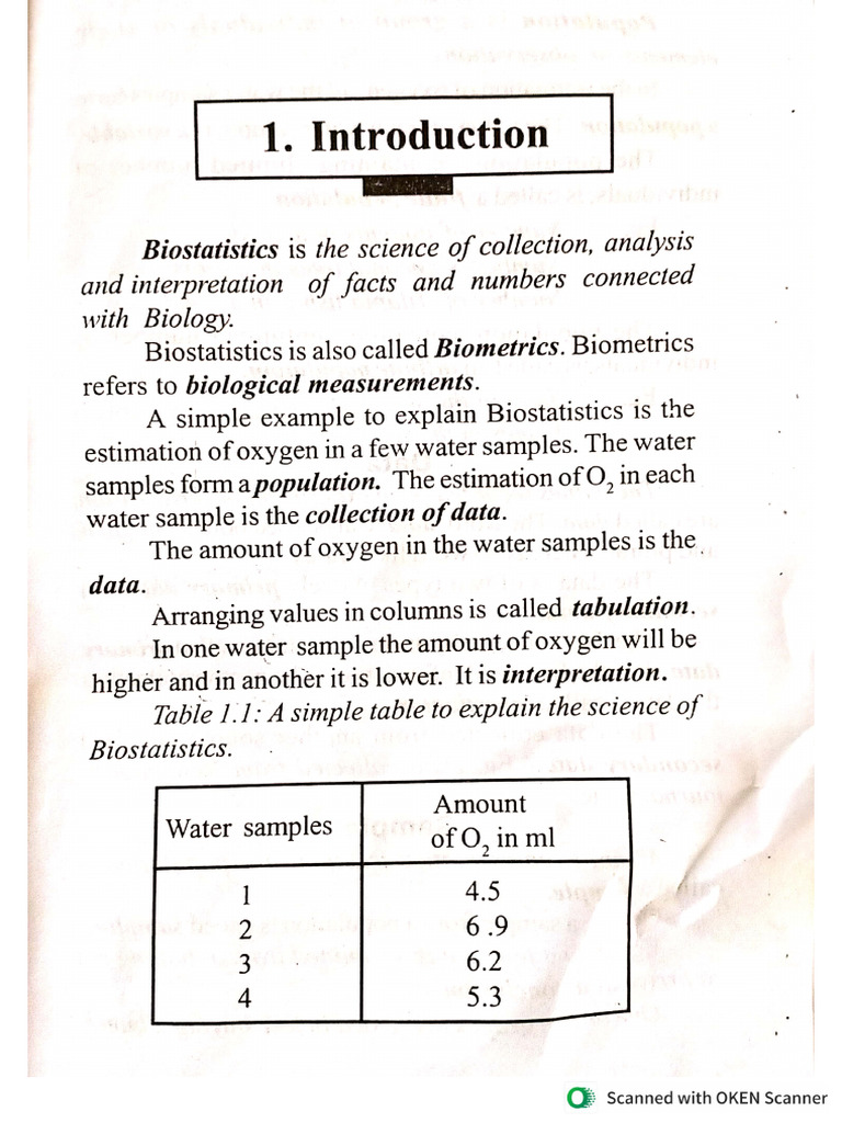 Introduction Of Biostatistics Pdf