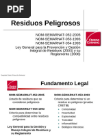 Norma 052 SEMARNAT: Residuos Peligrosos | PDF | Residuos | Entorno natural