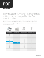 Hamilton H900 Humidifier Quick Guide | PDF | Humidity