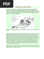 Como Fazer a Coleta de Solo