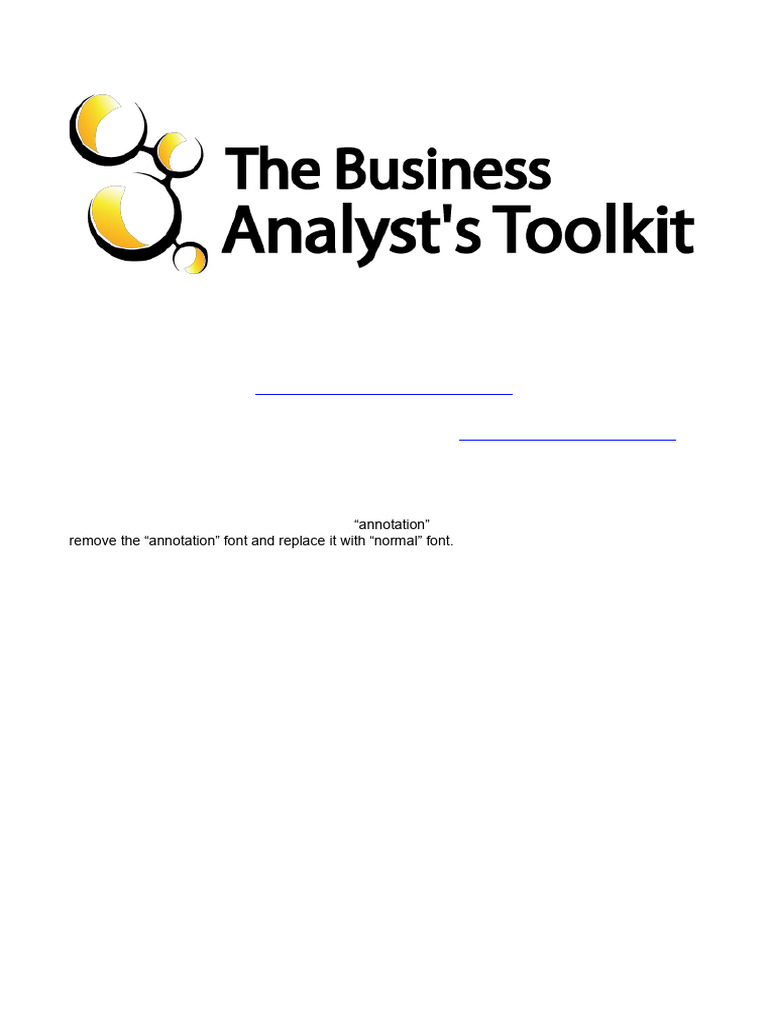 Business Requirements Specification Template: Instructions | PDF | User ...