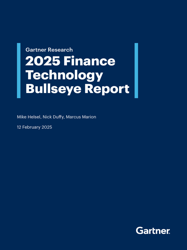 2025 Finance Technology Bullseye Report | PDF | Business Process ...