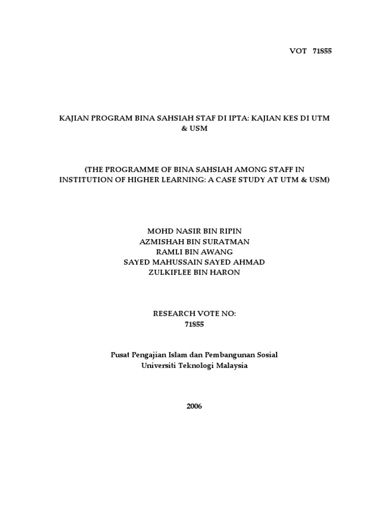 Artikel Sahsiah Pdf