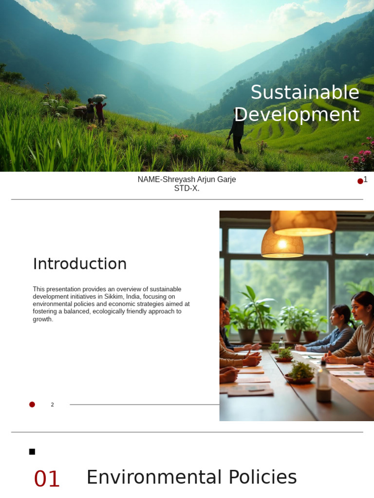 Sustainable Development | PDF | Sustainability | Organic Farming