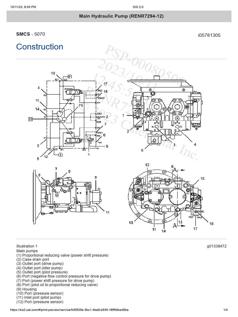 Dump Truck Hydraulic Pump Overview | PDF | Pump | Valve