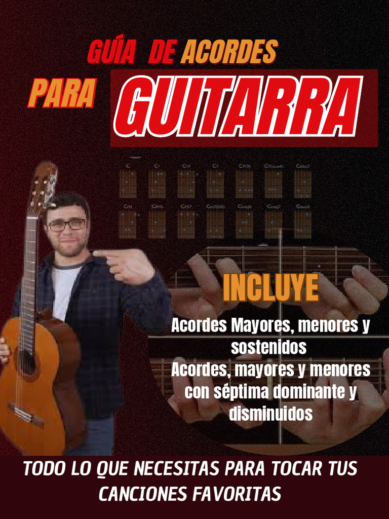Guía Completa de Acordes para Guitarra | PDF | Acorde (Música) | Escala ...