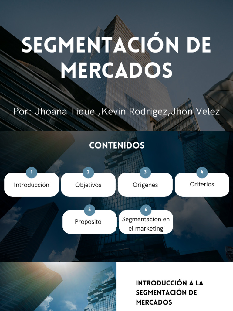 Segmentación de Mercados en Marketing | PDF | Marketing | Segmentación ...