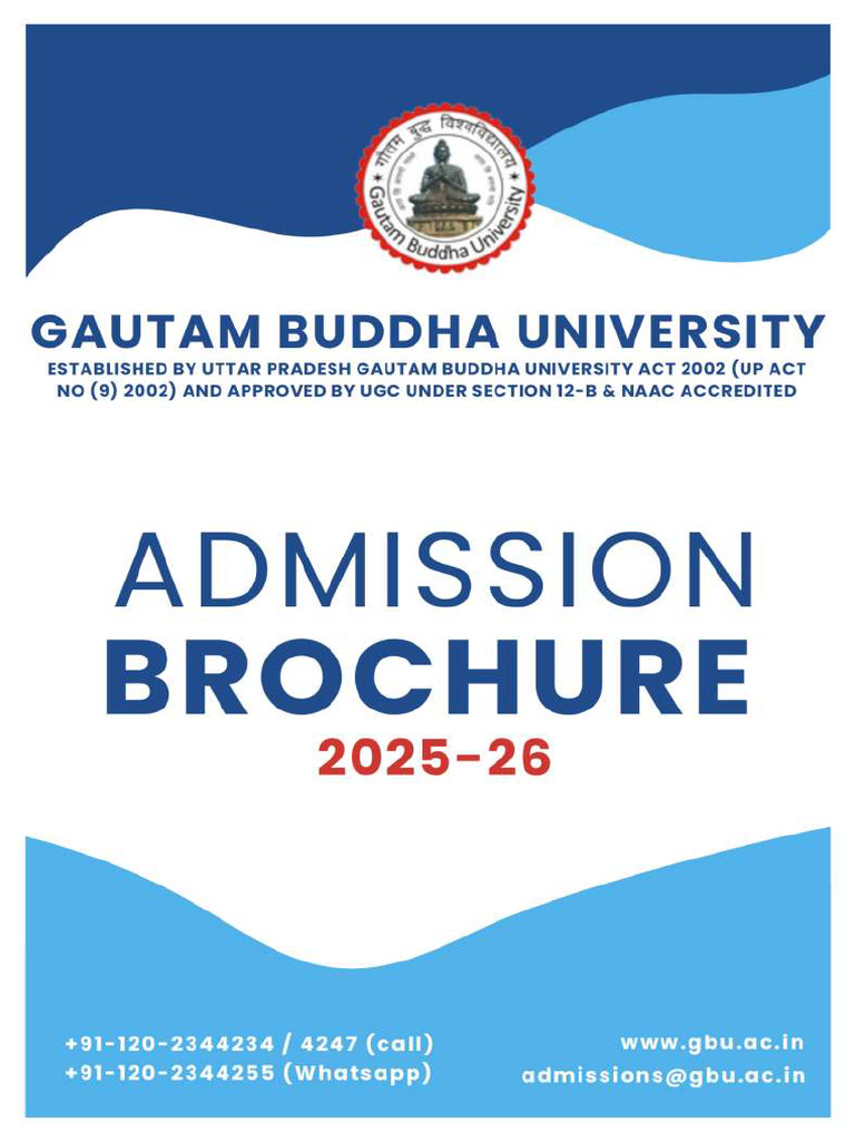 Gautam Buddha University Campus Overview | PDF | Libraries | Computer ...