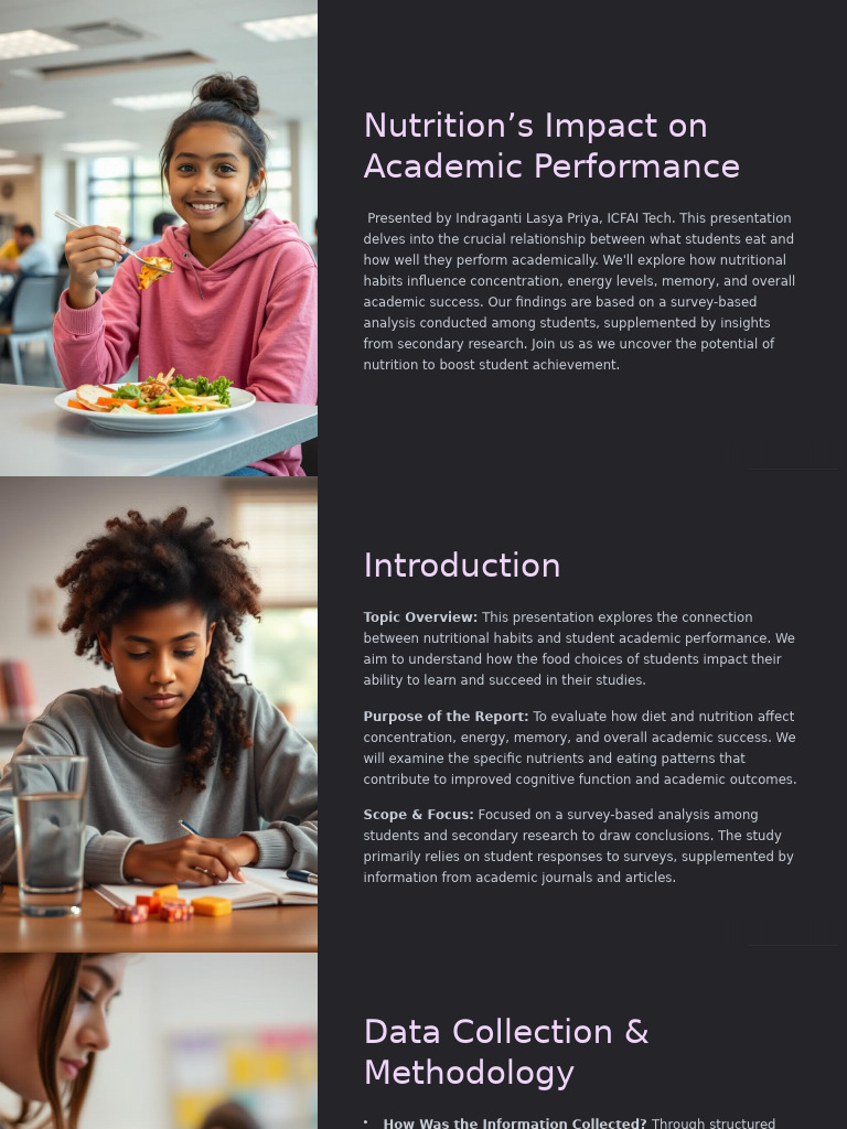 Nutritions Impact On Academic Performance | PDF | Healthy Diet | Nutrition