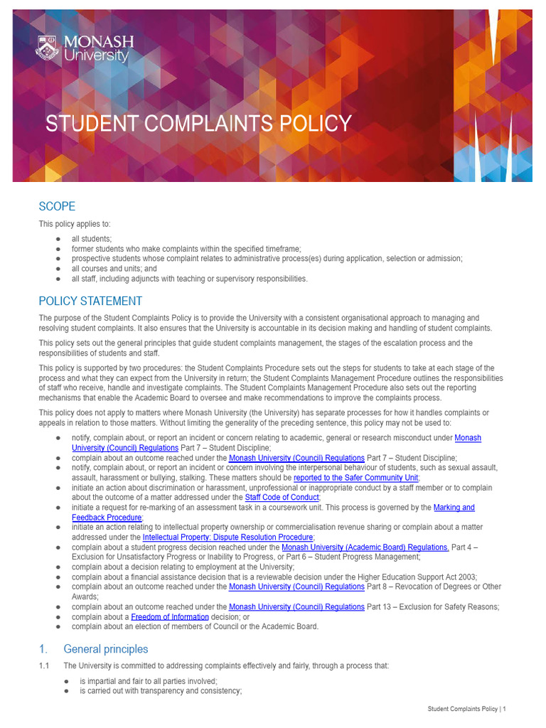 Students Complain Ts Policy | PDF | Justice | Crime & Violence
