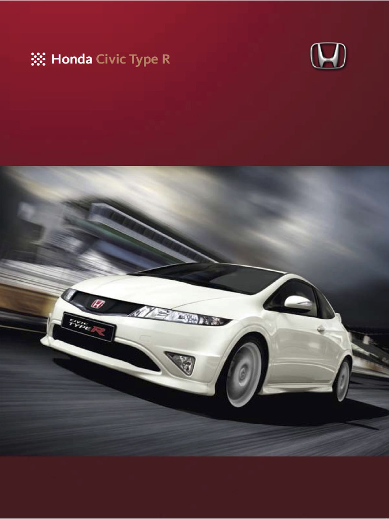 2009 Honda Civic Type R Overview | PDF | Honda | I Pod