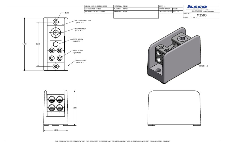 PDB 14 500 1 - M2580 | PDF