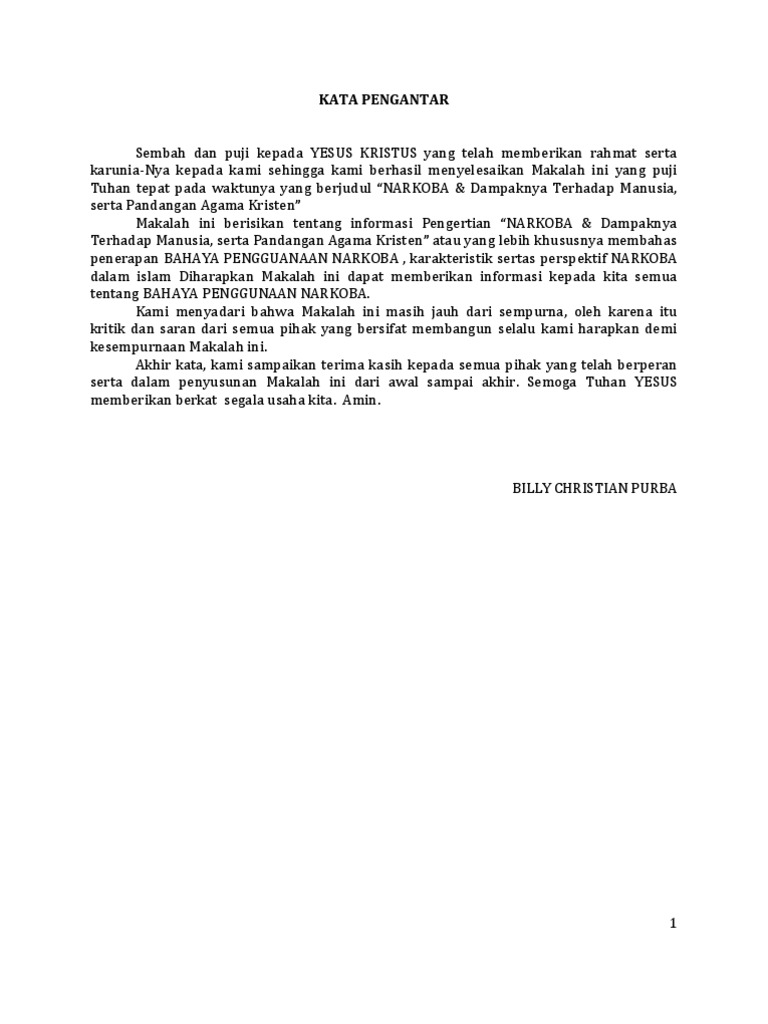 Makalah Narkoba