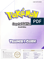 Pokémon Kristall Edition Trainer's Guide - Anleitung