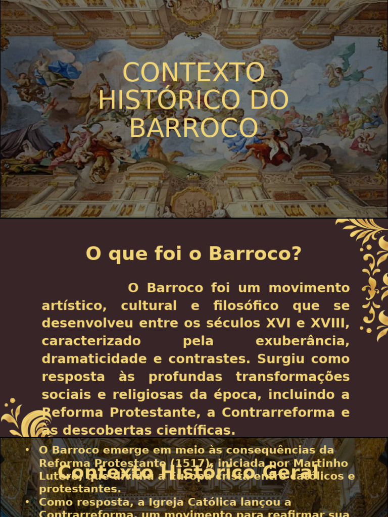Contexto Histórico do Barroco | PDF