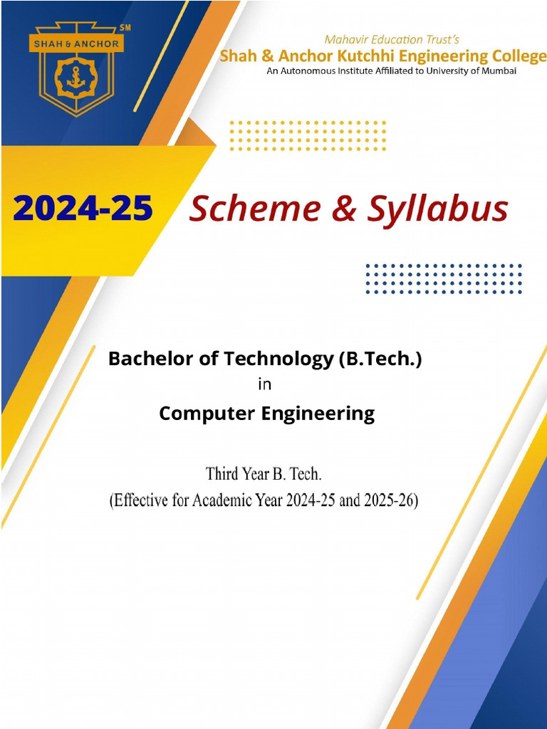 B.Tech Computer Engineering Program Overview | PDF | Discrete Fourier ...