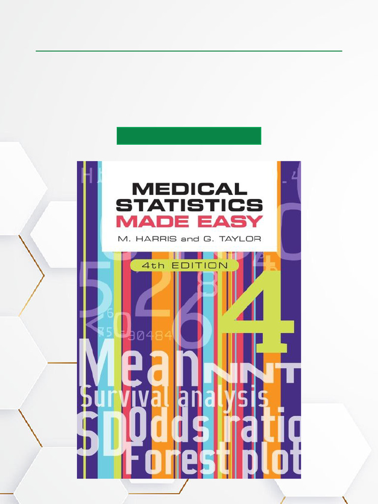 Medical Statistics Made Easy, 4th Ed. | PDF | Statistics | Sensitivity ...