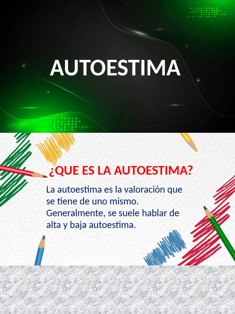 La Autoestima | PDF