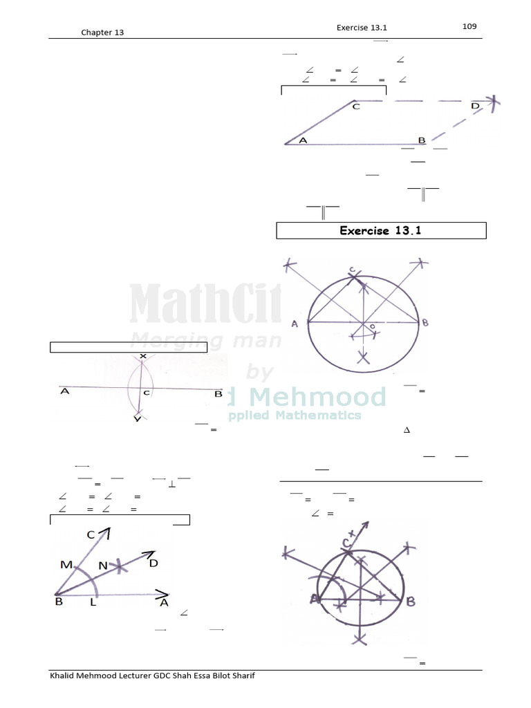 Triangle Circles and Construction Methods | PDF | Circle | Triangle