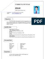 Waqar Ahmad CV